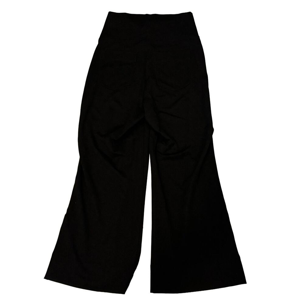Cabi 5867 Women's Wide Leg Sailor Casual Cropped Pants Black Button High Rise S - Picture 2 of 5